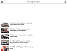 Tablet Screenshot of kurtulusgazetesi.com.tr
